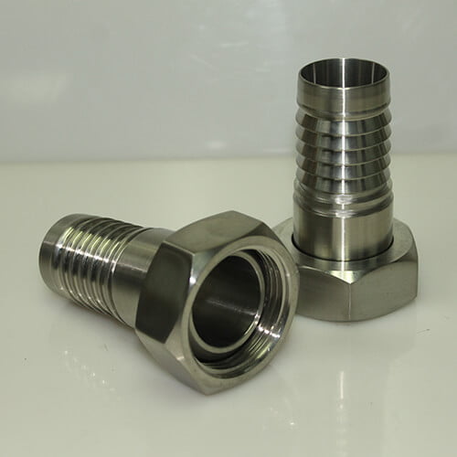 Sanitary Bevel End with Nut
